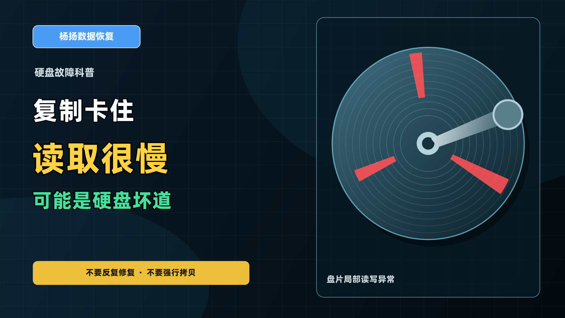 硬盘坏道问题示意图